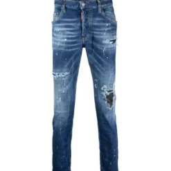 Sale Ripped Indigo Skinny Jeans Jeans