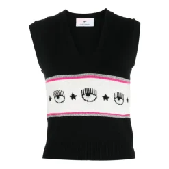 New Ærmeløst strik Dame Striktrøjer & Sweatere