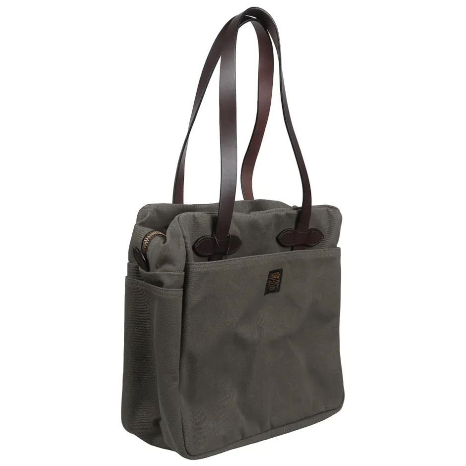 Hot Robust Twill Tote Bag med Lynlås Tasker