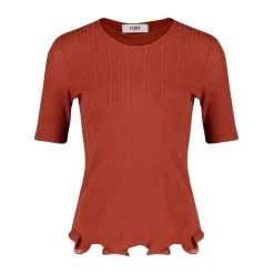 Clearance Roma Rib T-Shirt Dame T-Shirts