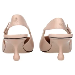 Best Rosa Læder Højhælede Sandaler Dame Pumps|Stiletter