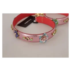 Discount Rosa Læder Studded Skulderrem Dame Tilbehør Til Tasker