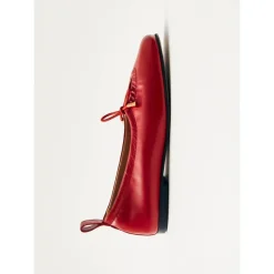 Clearance Rosalind Læder Ballet Flats Dame Ballerina Sko