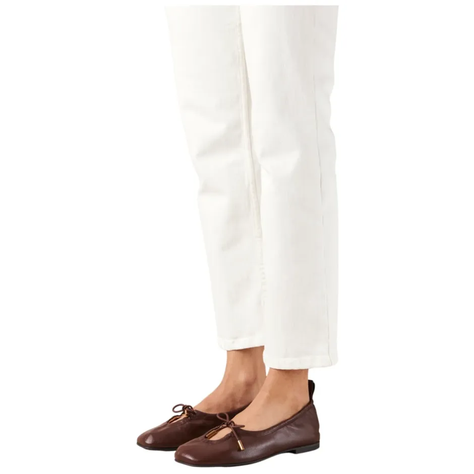 New Rosalind Læder Ballet Flats Dame Ballerina Sko