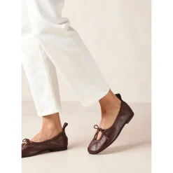 New Rosalind Læder Ballet Flats Dame Ballerina Sko