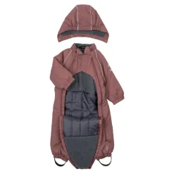 Outlet Rose Brown Nylon Baby Suit Børn Overtøj