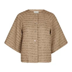 Hot Rosella Boucle Mini Jakke Dame Jakker