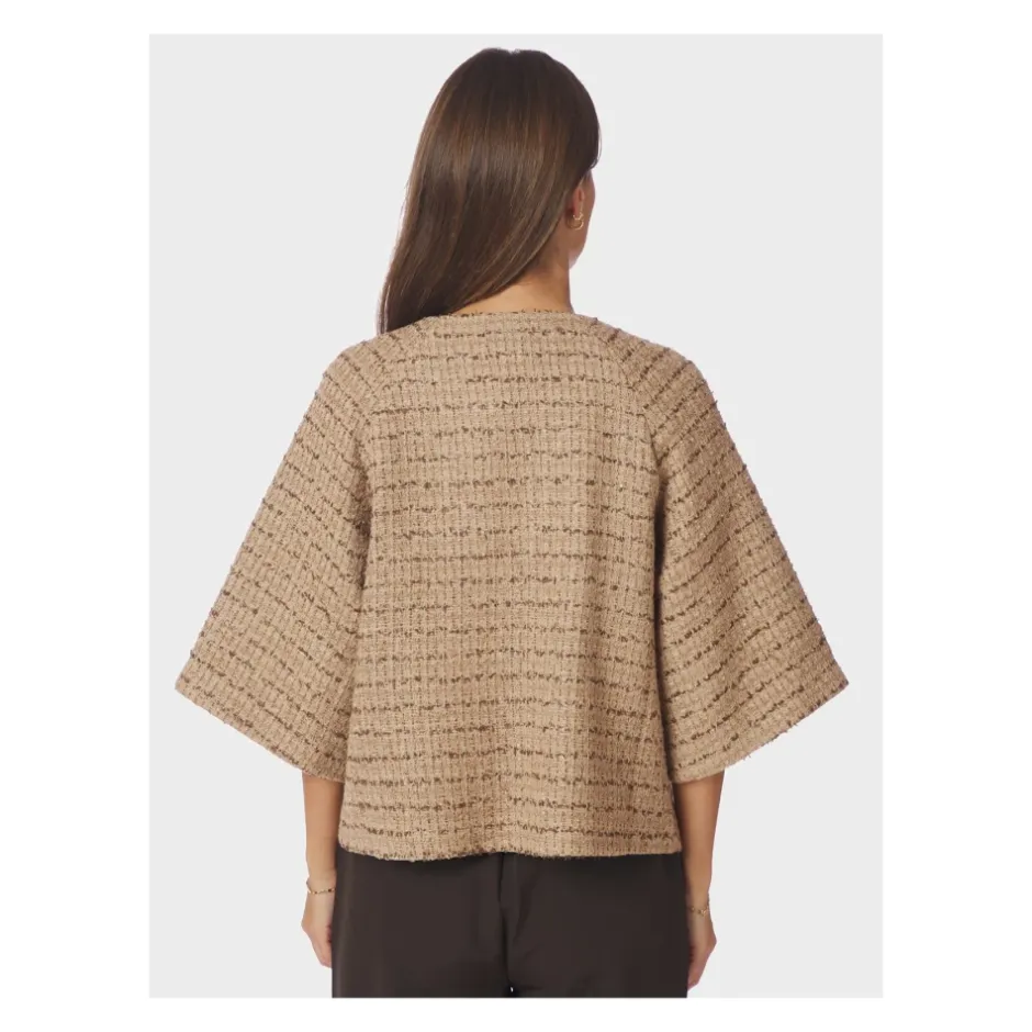 Hot Rosella Boucle Mini Jakke Dame Jakker
