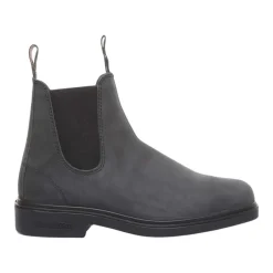 Clearance Rustikke sorte stilfulde letvægtsstøvler Chelsea Boots|Støvler