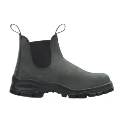 New Rustikke Unisex Læderstøvler Chelsea Boots