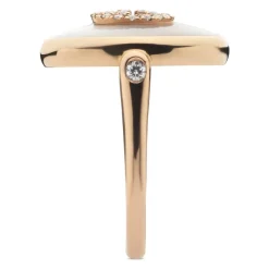 Sammensatte ring i lyserød d, mop, diamanter, gg pavé Dame Smykker