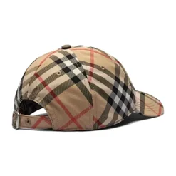 Discount Sand Check Cap til stilfuldt look Huer, Kasketter & Hatte