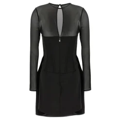 New Satin Corset Mini Dress Dame Kjoler