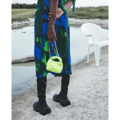 Discount Satin Micro Hobo Taske Dame Bæltetasker
