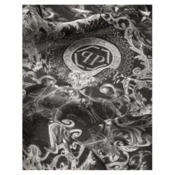 Clearance Scialle Nero Silky Scarf Halstørklæder Og Tørklæder