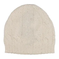 Sequin Cable Beanie Dame Huer & Kasketter