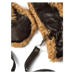 Best Shearling Leather Logo Handsker Handsker