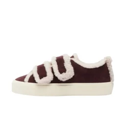 New Shearling Low Velcro Dame Sneakers