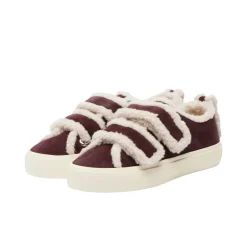 New Shearling Low Velcro Dame Sneakers