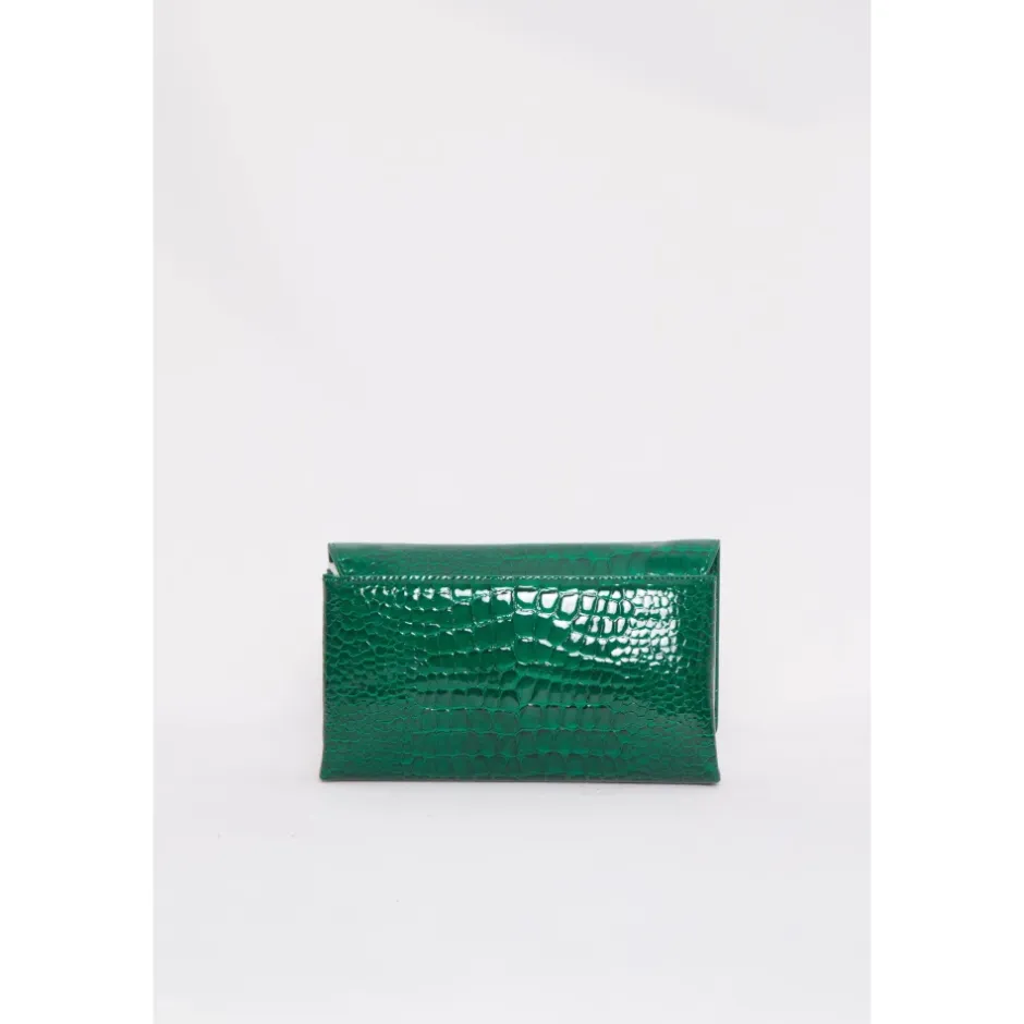 Clearance Shibuya Croc Skuldertaske Dame Punge & Kortholder
