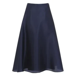 Online Silke Midi Nederdel Dame Nederdele