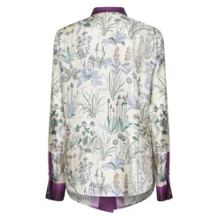 Online Silkeskjorte med print Dame Bluser & Skjorter