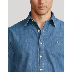 Best Skjorte i denim med skræddersyet pasform Skjorter