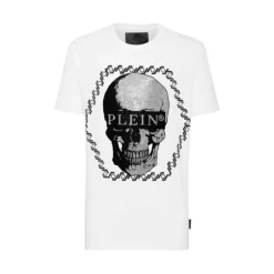 Best Skull Crystal White T-shirt T-Shirts