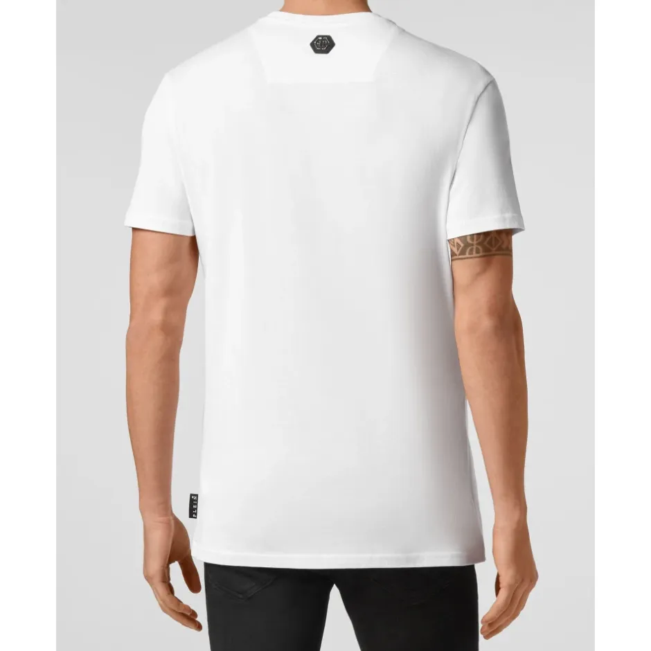 Best Skull Crystal White T-shirt T-Shirts