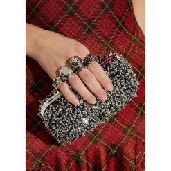 Discount Skull Knuckle Clutch Dame Clutch