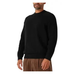 Outlet SLHDERECK LS Knit Relaxer Rib Mock Neck Strik