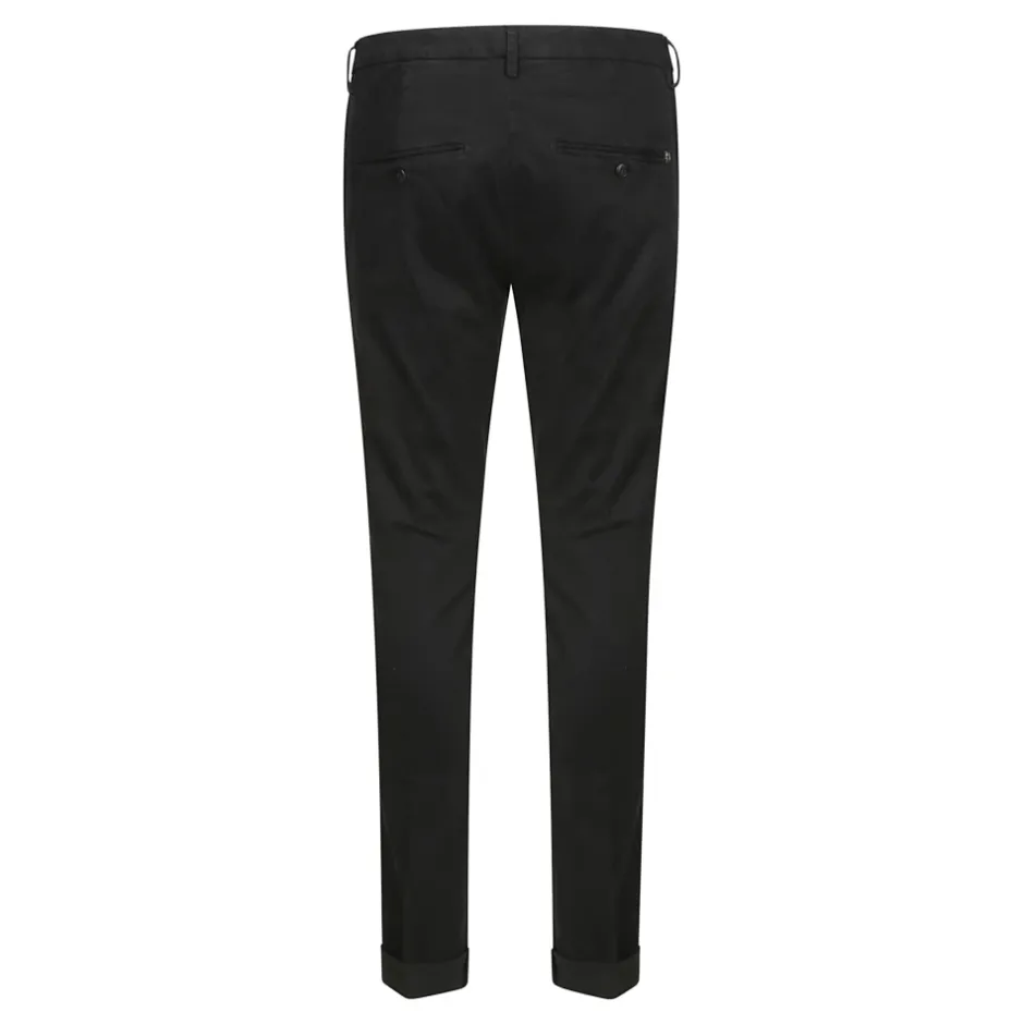 Slim Chino Bukser med Baglommer Bukser
