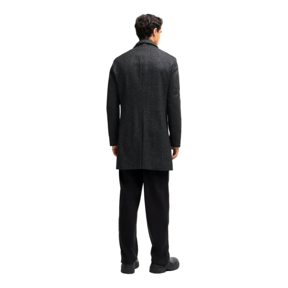 Online Slim Fit Frakke med Aftagelig Lynlås Frakker