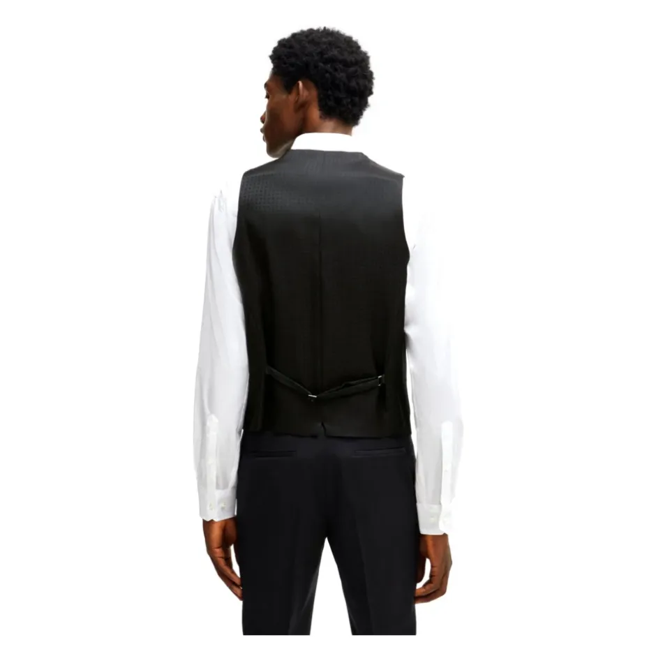 Clearance Slim Fit Uld Gilet Jakkesæt