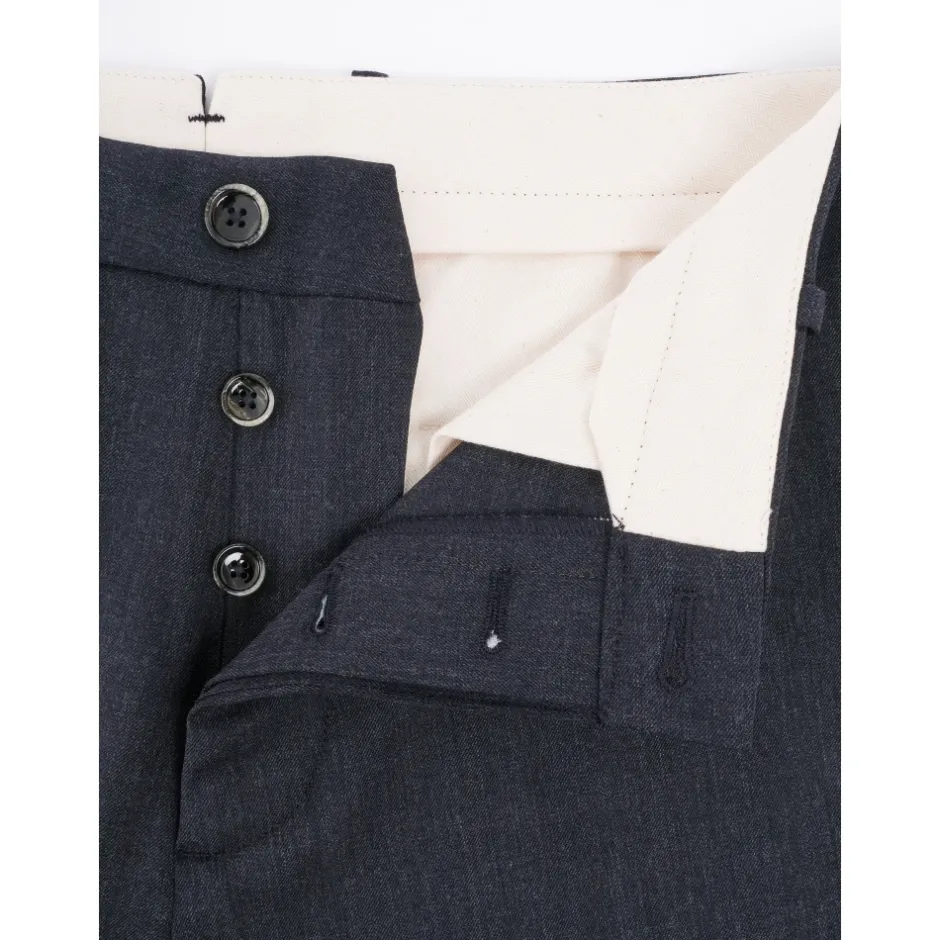 Sale Slim Wool Pant med italiensk elegance Bukser