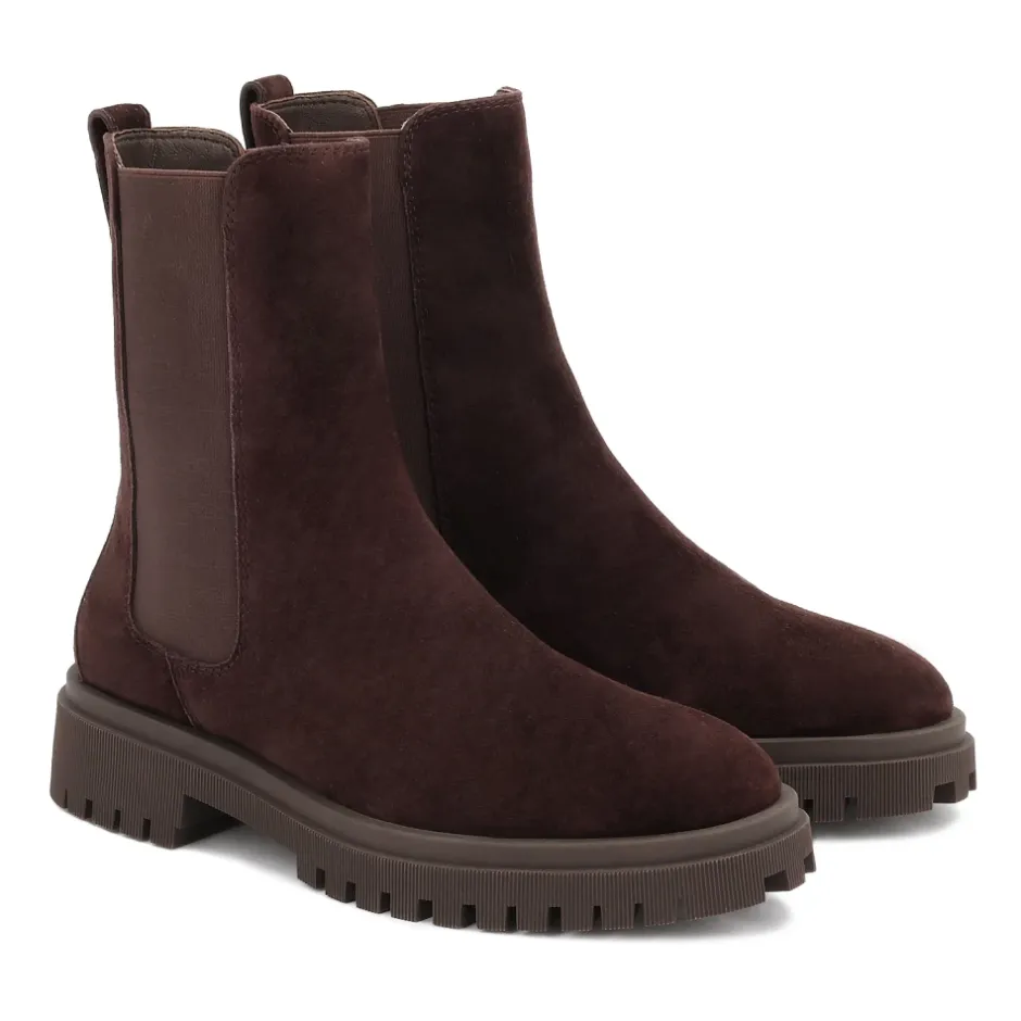 Best Slip-on ruskindstøvler i farve Dame Chelsea Boots