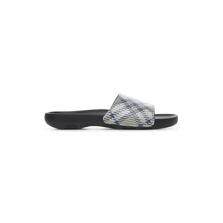 Sale Slip-On Sandaler med ternet motiv Sandaler