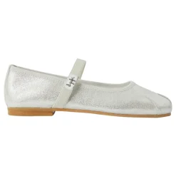 Clearance Sølv Ballerina Flade Sko Børn Ballerinasko