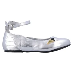 Best Sølv Swan Ballerina Espadrilles Børn Ballerinasko