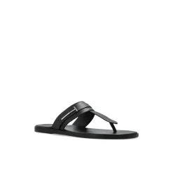 Smooth Leather T-Sandal Sandaler