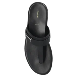 Smooth Leather T-Sandal Sandaler