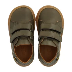 Sneaker med broderi og velcro Børn Sneakers