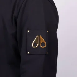 Hot Snyder 1/4 Zip Gold Black Jacket Trøjer|Sweatshirts