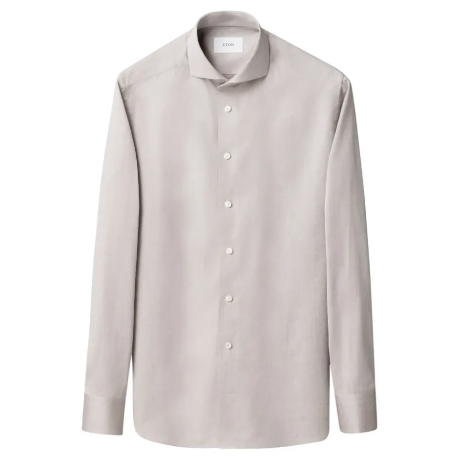 Discount Solid Signature Twill Skjorte Skjorter