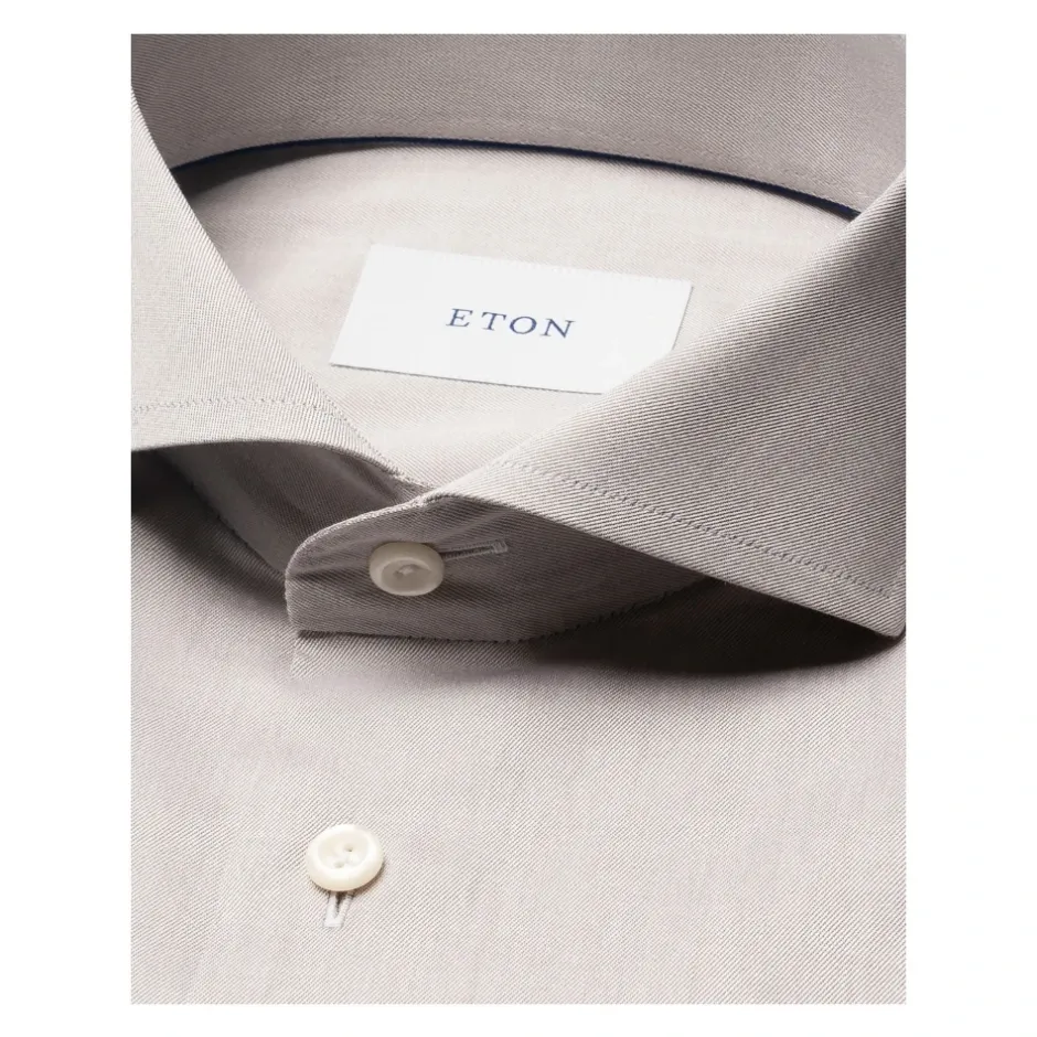 Discount Solid Signature Twill Skjorte Skjorter