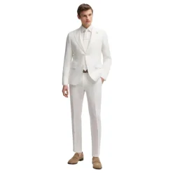 Online Sommer Linned Blazer Jakkesæt