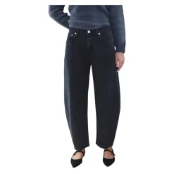 New Sort Barrel Fit Cropped Jeans Dame Jeans