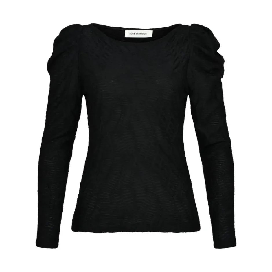 Best Bluse med Lange Ærmer og Puf Skuldre Dame Bluser & Skjorter