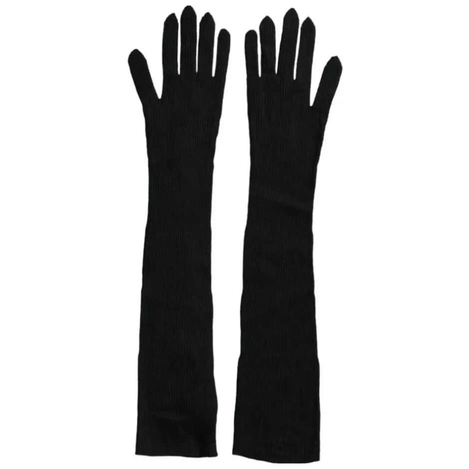 New Cashmere Strik Albuelængde Handsker Dame Handsker