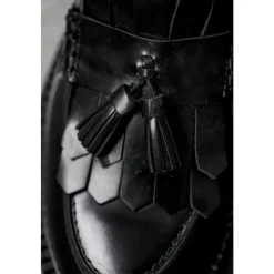 Best Chunky Penny Loafer med Frynser og Kvastdetalje Dame Loafers